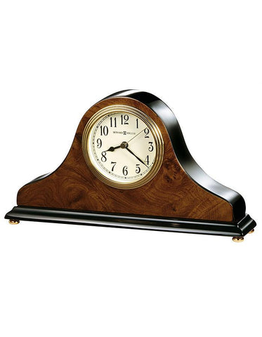 Howard Miller Baxter Tambour Style Clock - Wood Burl Pattern - Walnut Finish - 645-578_17780b2a-9832-4bbb-9980-ea206e9d2ff0