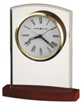 Howard Miller Marcus Glass Alarm Clock - Rosewood Base - Brass Dial Bezel - 645-580_f9ffe9eb-83f5-45ea-8158-5b8097e19c78