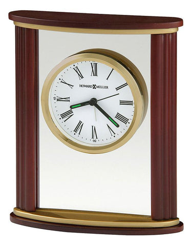 Howard Miller Victor Alarm Clock - Rosewood - Floating Dial - Brass Accents - 645-623_d1e84252-4b24-4ece-9682-6da47c7dcef1