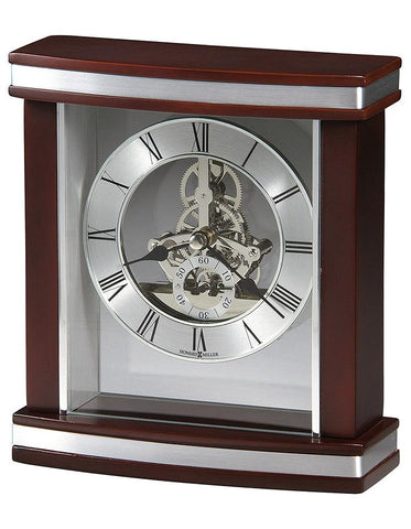 Howard Miller Templeton Skeleton Table Clock - Roswood - Silver Dial & Movement - 645-673_cae222a2-0660-416c-9864-baf94e2ed971