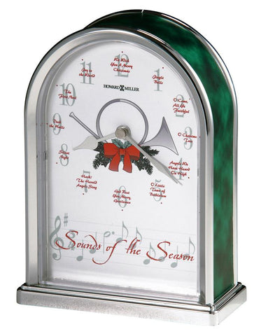 Howard Miller Sounds of the Season Musical Christmas Clock - Silver & Green - 645-687_52901eb8-9f11-4140-8692-7803f6bb081a