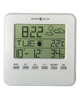 Howard Miller Weather View Table Alarm Clock - Digital Display - Silver Finish - 645-693_022f9c9b-cde7-4c8f-8531-4e01a81a1a04