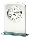 Howard Miller Medina Beveled Glass Alarm Clock - White Dial - Silver Tone Bezel - 645-716_b8044139-4b98-4a6b-87eb-c537ae949f41