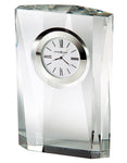 Howard Miller Quest Optical Crystal Clock - Mulit-Faceted Sides - Silver Accents - 645-720_16274f14-2bfd-42ac-a965-aebc4fa739ed