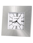 Howard Miller Kendal Square Aluminum Tabletop Clock - White Dial - Black Hands - 645-749_4123e5ea-2ae5-4c87-b52d-0bcd0c096ad5