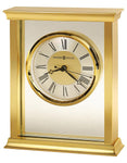 Howard Miller Monticello Polished Brass Finished Table Clock - Silver Accents - 645-754_3299e2b3-b45c-4030-9fb1-6583999d71a4