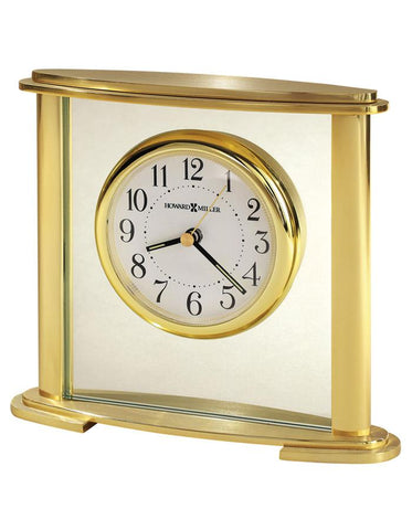 Howard Miller Stanton Table Clock - Oval Base and Top - Brass Finish - 645-755_014f6505-42a0-4474-a11e-521d31797dd4