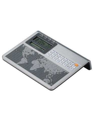 Howard Miller Atlas World Desk Clock & Calculator - Alarm - Digital Display - 645-761_0f8bc420-172e-44c0-8db2-fb651a8ac0a5