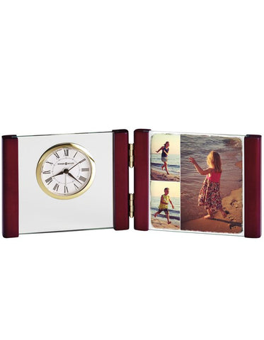 Howard Miller Hadin Photo Frame Clock - Square - Gold-Tone Bezel - Folding - 645-788_ddae94f0-64a8-4c6a-a6e0-186b5a3f52ec