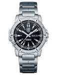 Luminox Mens Modern Mariner Automatic Watch - Black Dial - Stainless Steel - 6502