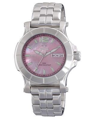 Reactor Quark Ladies 35mm Day/Date Watch - Pink MOP Dial - Steel Case & Bracelet - 66013_2d3abcc5-aa87-427c-90d9-718f22af5fa3