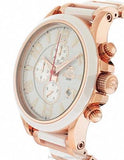 Reactor Ladies Oxide Chronograph - Rose Gold-Tone w/ White Ceramic - Bracelet - 67105A_270f719f-d30e-47a0-9bce-d1b247337a09