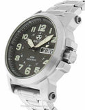 Reactor Mens Atom - Smoke Gray Dial - Stainless Steel - Luminous - Day Date - 68010A