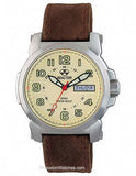 Reactor Mens Atom - Tusk Colored Dial - Stainless Case - Brown Leather Strap - 68306