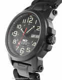 Reactor Atom Never Dark Mens Watch - Black Dial and Strap - Black Nitride Case - 68891A