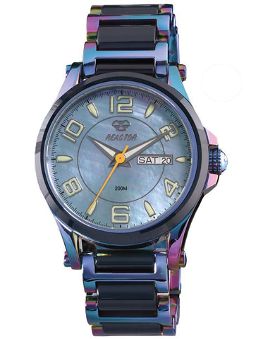 Reactor Crystal Womens Watch - Ionized Case & Bracelet - Mother of Pearl Dial - 69999