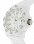 Luminox All-White 38mm Navy Seal Colormark - Silicone Strap - Always Visible - 7057.WOA