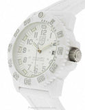 Luminox All-White 38mm Navy Seal Colormark - Silicone Strap - Always Visible - 7057.WOA