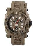 Reactor Gryphon Flat Dark Earth Mens Strap Watch - Nitromid Polymer Case - Date - 73821