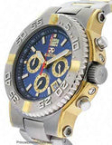 Reactor Critical Mass Men's Chronograph - Blue - Stainless & Gold - Day/Date - 75103A