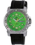 Reactor Mens Meltdown 2 - Acid Green Dial - Steel Case - Gryphon Rubber Strap - 76809