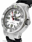 Ladies Rubber Strap Critical Mass by Reactor - Silver/White  Dial - Day/Date - 77802A_366f7afb-3b06-4125-8318-670a8a606f0d