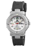 Ladies Rubber Strap Critical Mass by Reactor - Silver/White  Dial - Day/Date - 77802