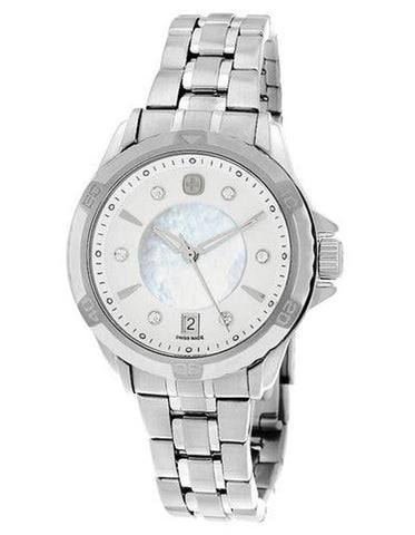 Wenger Womens GST - Crystals - Stainless - Bracelet - MOP Dial - Date - 100m - 79112_269f4968-9621-4f95-acc6-c7f40f12255f