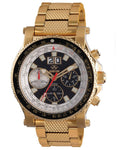 Reactor Mens Valkyrie - Gold-Tone - Chronograph - Black Dial - Superluminova - 81201