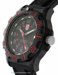 Luminox Mens Black Ops Carbon Watch - Black Dial - Black Rubber Strap - 8815A