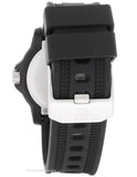 Luminox Mens Black Ops Carbon Watch - Black Case & Rubber Strap - Red Accents - 8882C