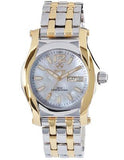 Reactor Curie Ladies Watch - Two-Tone Stainless Steel - White Mother of Pearl - 90105