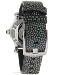 Reactor Womens Curie Watch - Black Dial - Black Stingray Strap - Day/Date - 90201C