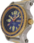 Reactor Mens Proton Watch - Never Dark - Two-Tone - Blue Dial - Day/Date - 200m - 91103A