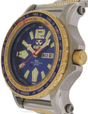 Reactor Mens Proton Watch - Never Dark - Two-Tone - Blue Dial - Day/Date - 200m - 91103A