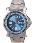 Reactor Mens Proton Watch - Never Dark - Blue Dial - Day/Date - World Time - 91603