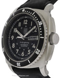 Luminox Mens P-38 Lightning Automatic - Stainless - Black Dial & Strap - Date - 9401A