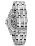 Bulova Mens Automatic - Stainless Steel - Bracelet - Skeleton Dial - 100m - 96A187B