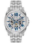 Bulova Mens Automatic - Stainless Steel - Bracelet - Skeleton Dial - 100m - 96A187