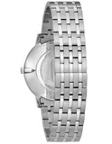 Bulova Mens Thin Classic Watch - Stainless Steel - Bracelet - Blue Dial - 30m - 96A188B