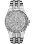 Bulova Mens Crystal Dress Watch - Stainless Steel Case - European Crystals - 96B235