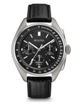 Bulova Mens Moon Chronograph - Special Edition - Black Leather Strap - Date - 96B251