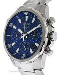 Bulova Mens Marine Star Chronograph - Stainless - Blue Dial - Bracelet - Date - 96B256A