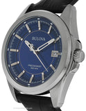 Bulova Mens Precisionist UHF - Blue Dial - Stainless - Date - Black Leather - 96B257A_139d01e3-35ec-4a3b-ad6e-22645dfa76df