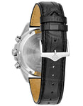 Bulova Mens Precisionist Watch - Stainless Steel - Strap - Black Dial - 100m - 96B259B