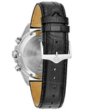 Bulova Mens Precisionist Watch - Stainless Steel - Strap - Black Dial - 100m - 96B259B