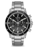 Bulova Mens Marine Star Chronograph - Stainless Steel - Black Dial - 200M - 96B272_d3d3accc-dc31-4000-b2fa-0335b80cec3b