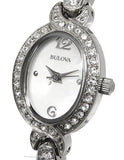 Bulova Ladies Petite Crystal Dress Watch - Stainless Steel - Mother of Pearl - 96L199A_c20f1d77-59eb-4136-a9ba-ecc8a316d00c