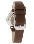 Bulova Ladies Frank Lloyd Wright SC Johnson Building Watch - Brown Leather - 96L211C