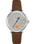 Bulova Ladies Frank Lloyd Wright SC Johnson Building Watch - Brown Leather - 96L211